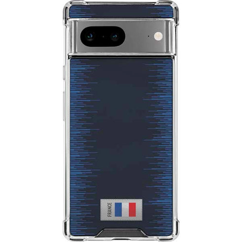France Soccer Flag Google Pixel 8 Clear Case